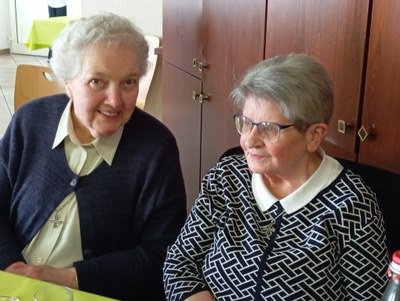 Sr Agnès et Sr Bénédicte