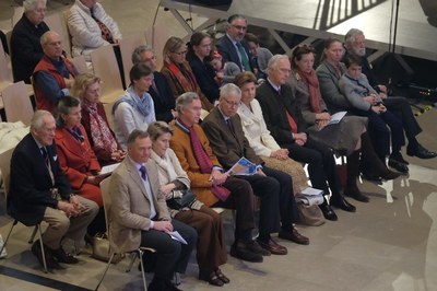 Des membres de la famille Grand ducale s'étaient jointes à la Messe pour la Vie Consacrée